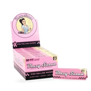 BLAZY SUSAN PINK ROLLING PAPERS – 1? SIZE