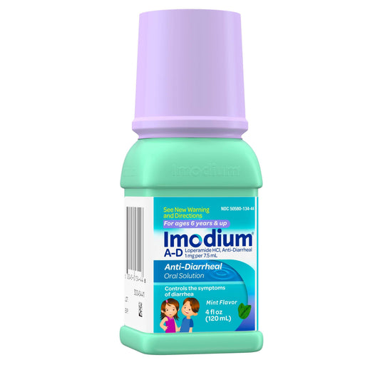 CHILDREN’S IMODIUM AD MINT FLAVOR 4 OZ. BOTTLE