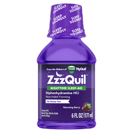 ZZZQUIL NIGHT TIME SLEEP AID 6 OZ.