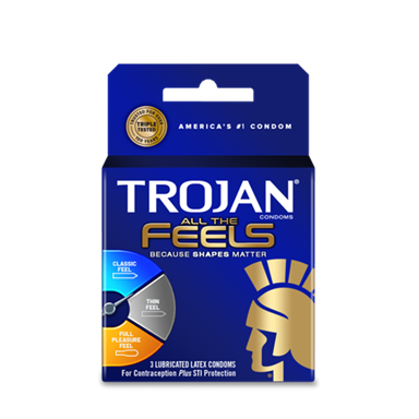 Trojan Feels condoms 6×3’S Pack