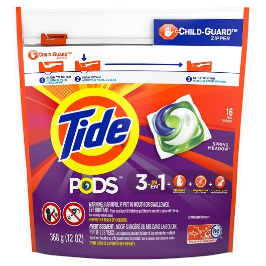 TIDE DETERGENT PODS COLDWATER CLEAN, 14 OZ. PACK P&G