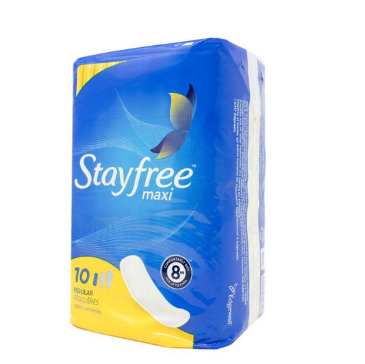 STAYFREE MAXI REGULAR 10CT PADS