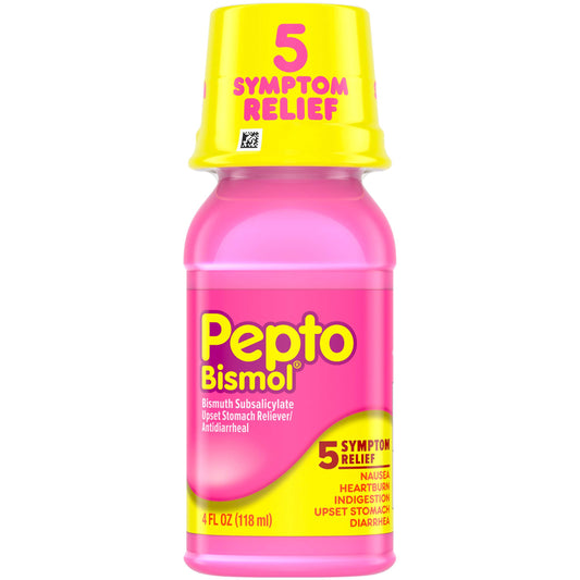 PEPTO BISMOL 4 OZ LIQUID BOTTLE P&G