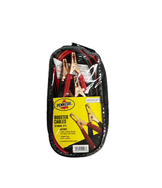 BOOSTER CABLE 16 GUAGE, 8FT PENNZOIL