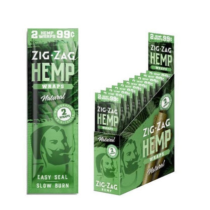 ZIGZAG WRAPS – NATURAL 25 POUCHES OF 2 WRAPS