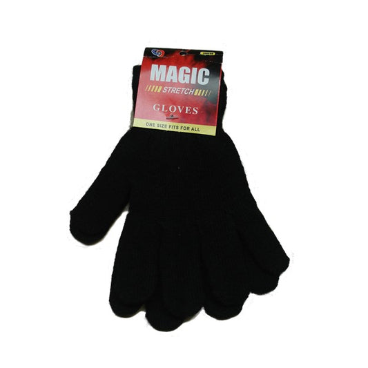 MAGIC STRETCH GLOVE BLACK 12CT PACK