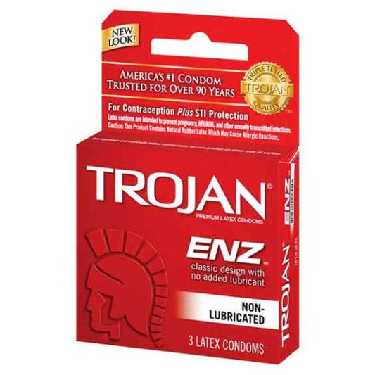 Trojan Enz Non-Lubricated 6×3’S Pack