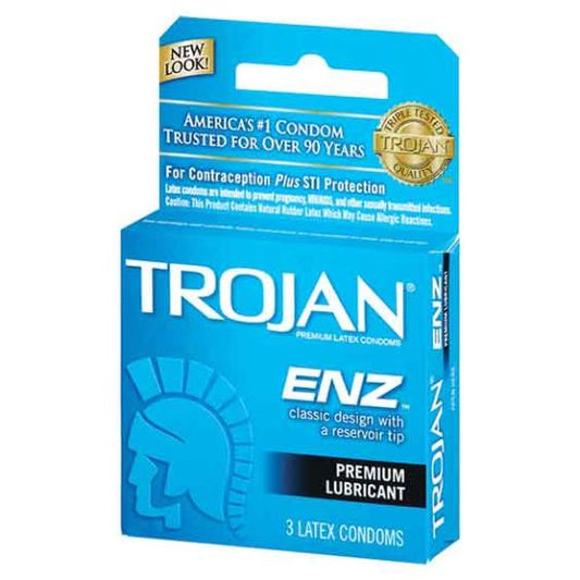 Trojan Enz Premium Lubricant 6×3’S Pack