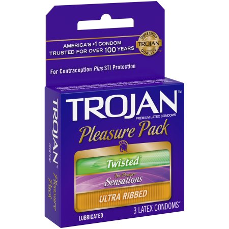 Trojan Pleasure Pack Condoms 6×3’S Pack