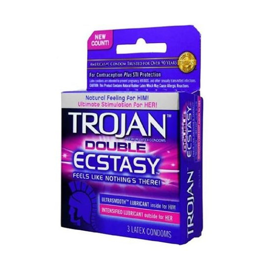 Trojan Double Ecstasy 6×3’S Pack