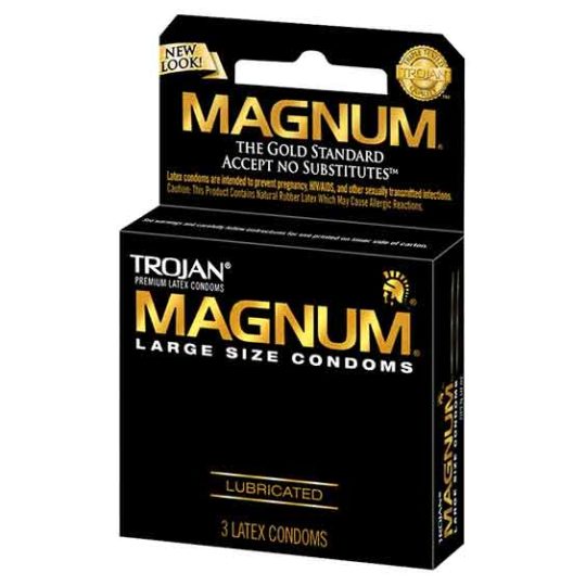 Trojan Magnum Lubricated 6×3’S Pack