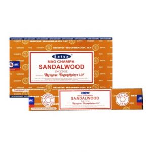 SATYA SANDALWOOD 12x15GM INCENSE BOX