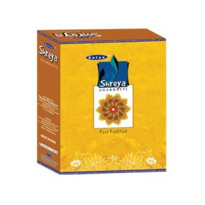 SATYA AGARBATTI SHREYA – FEEL FULFILLED 12x20GM INCENSE BOX