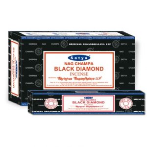 SATYA BLACK DIAMOND 12x15GM INCENSE BOX