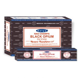 SATYA BLACK OPIUM 12x15GM INCENSE BOX