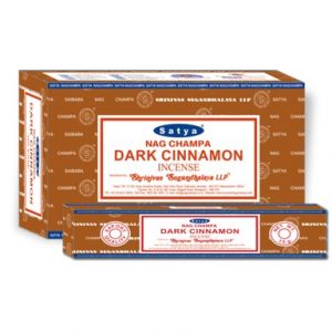 SATYA DARK CINNAMON 12x15GM INCENSE BOX