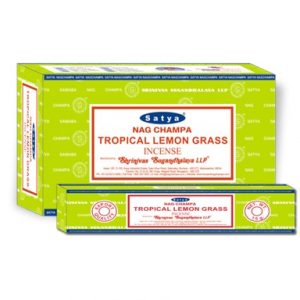 SATYA TROPICAL LEMONGRASS 12x15GM INCENSE BOX