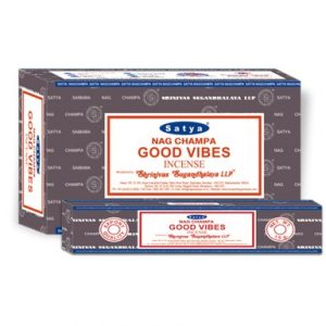 SATYA GOOD VIBES 12x15GM INCENSE BOX