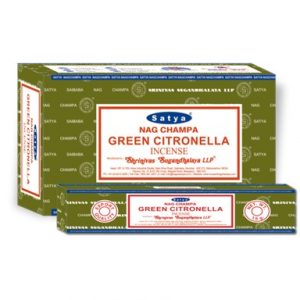 SATYA GREEN CITRONELLA 12x15GM INCENSE BOX