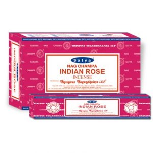 SATYA INDIAN ROSE 12x15GM INCENSE BOX