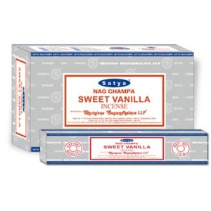 SATYA SWEET VANILLA 12x15GM INCENSE BOX