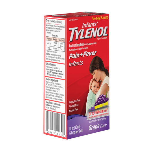 TYLENOL INFANT DROP GRAPE 1 OZ.