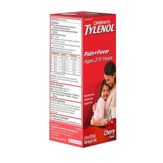 CHILDREN’S TYLENOL CHERRY 4 OZ. BOTTLE