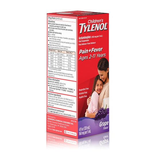 CHILDREN’S TYLENOL GRAPE 4 OZ. BOTTLE