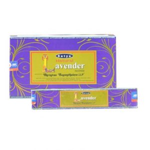 SATYA NATURAL LAVENDER 12x15GM INCENSE BOX