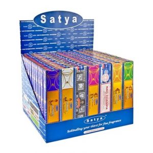 SATYA INCENSE – NATURAL SERIES 84x15GM DISPLAY BOX