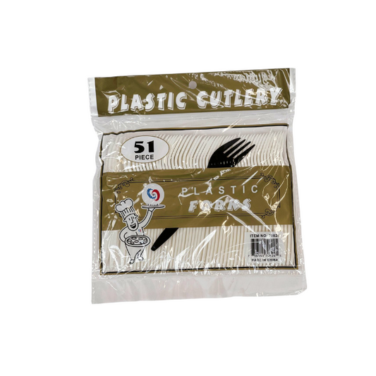 PLASTIC FORKS 24/51CT BAGS