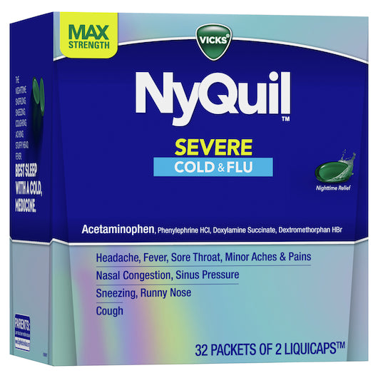 NYQUIL COLD & FLU 32×2’S LIQUICAPS