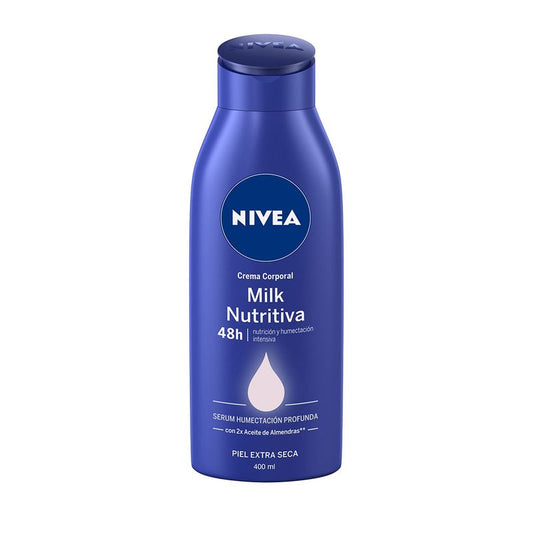 NIVEA LOTION 400ML – MILK NUTRITIVA