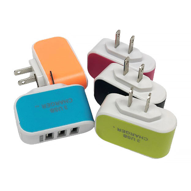 GREAT DIGIT TRAVEL CHARGER TRIPPLE USB 25CT