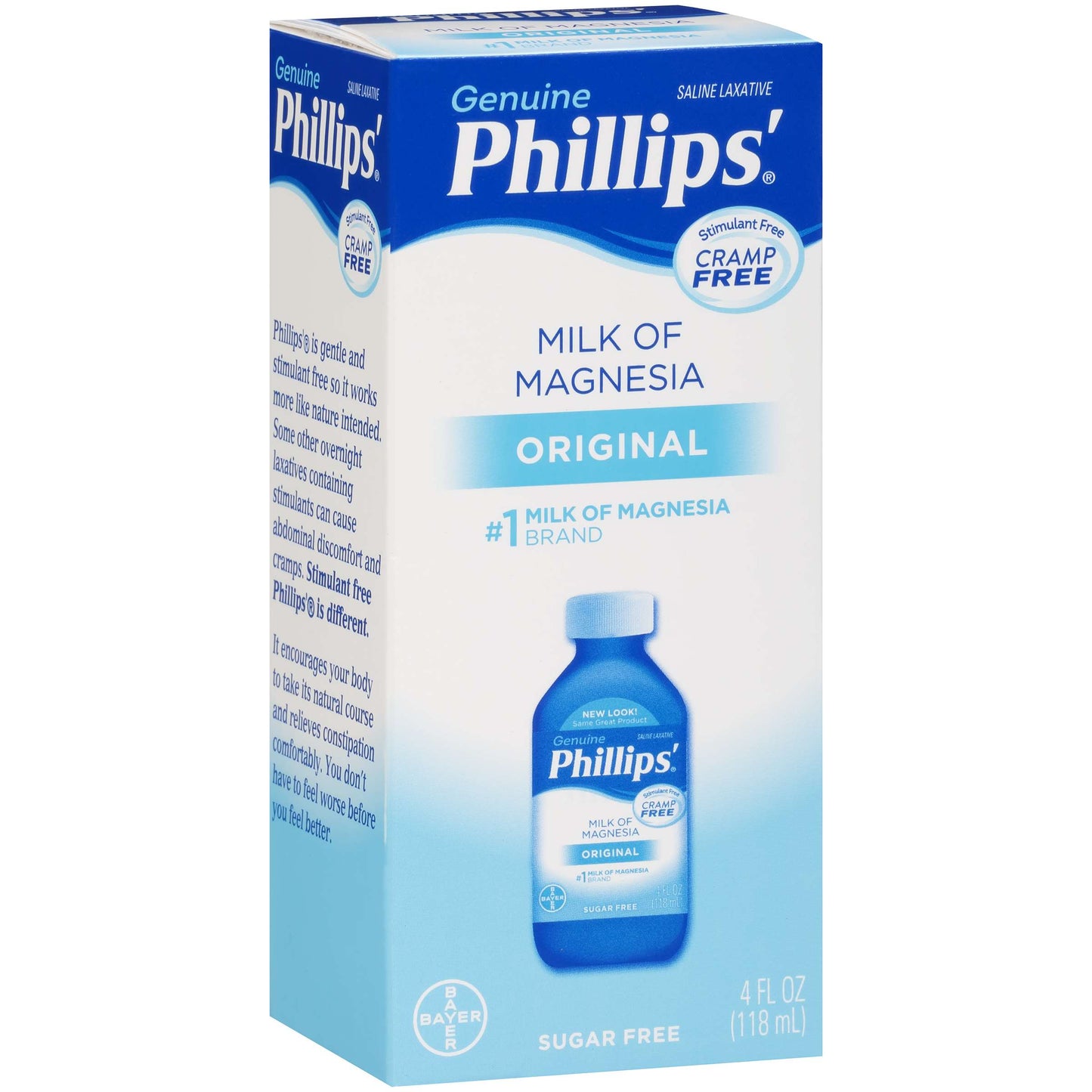 PHILLIPS MILK OF MAGNESIA ORIGINAL 4 OZ. BOTTLE