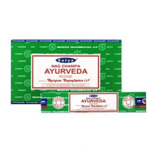 SATYA AYURVEDA 12x15GM INCENSE BOX