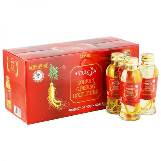 VITAGEN KOREAN GINSENG ROOT DRINK 10 x 4 OZ. BOTTLES