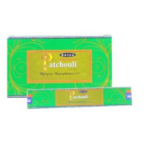 SATYA NATURAL PATCHOULI 12x15GM INCENSE BOX