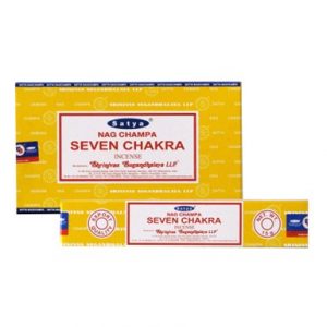 SATYA SEVEN CHAKRA 12x15GM INCENSE BOX