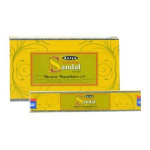 SATYA NATURAL SANDAL 12x15GM INCENSE BOX