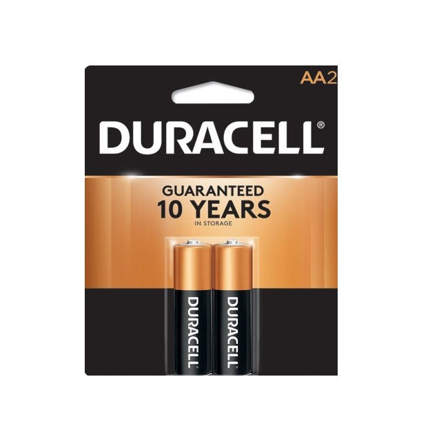 Duracell AA 2 pack Card