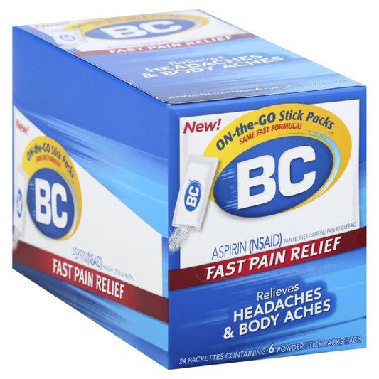 BC POWDER 24 PACKETS x 6CT BOX