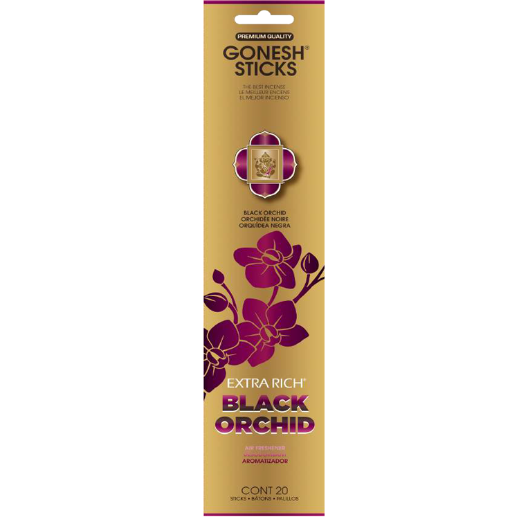 GONESH EXTRA RICH INCENSE – BLACK ORCHID