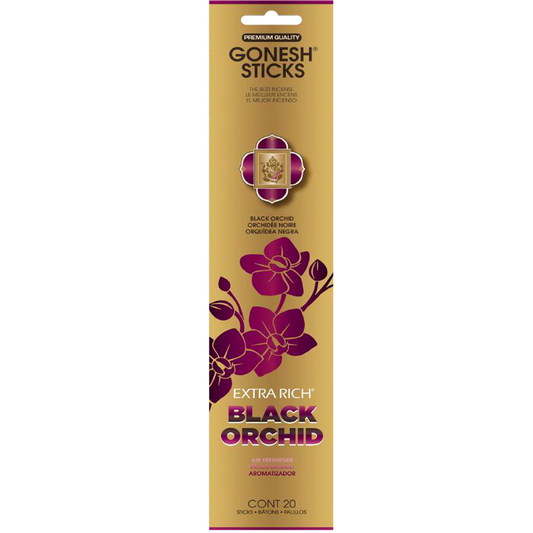 GONESH EXTRA RICH INCENSE – BLACK ORCHID