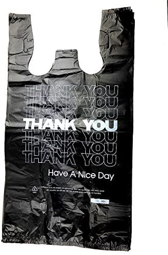 1/6 THANK YOU SHOPPING BAG 350CT BLACK