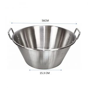 CAZO 56CMx15.3CM STAINLESS STEEL