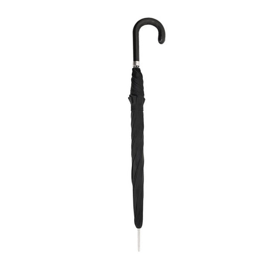 UMBRELLA BLACK CURVE HANDLE WITH DOUBLE LAYER