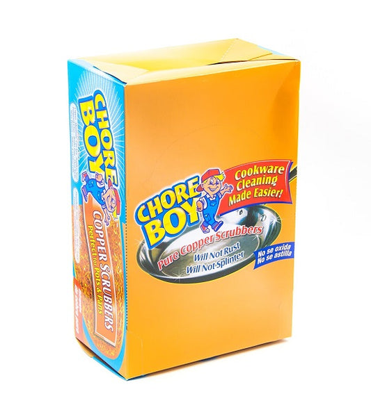 CHORE BOY PURE COPPER SCRUBBER 36CT BOX