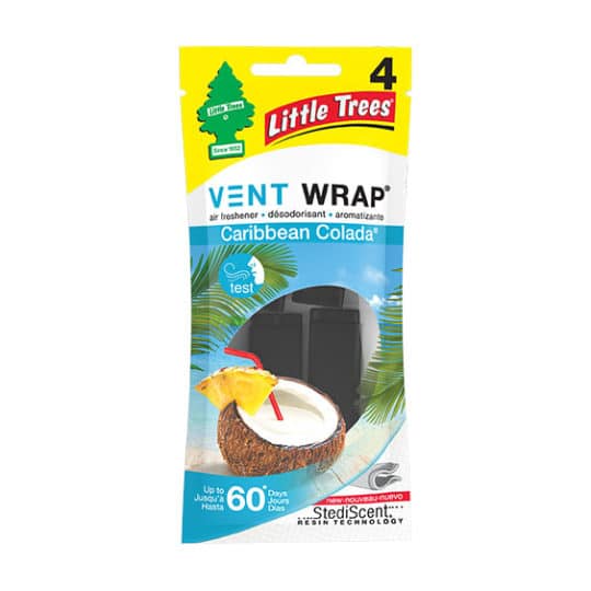 LITTLE TREE VENT WRAP – CARRIBEAN COLADA 4CT