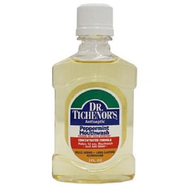 DR. TICHENOR’S PEPPERMINT MOUTHWASH CONCENTRATE 2 OZ.